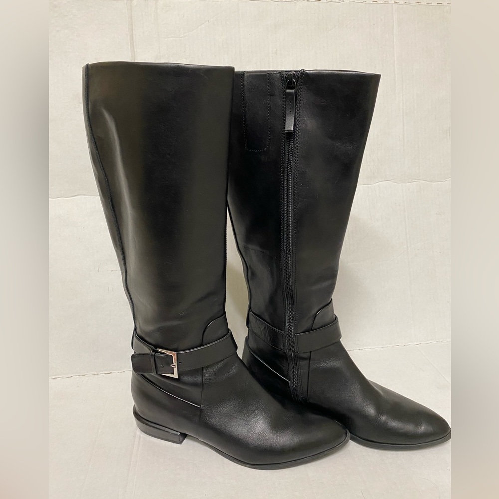 Nine West Beautiful Tall Ladies Black Boots Size